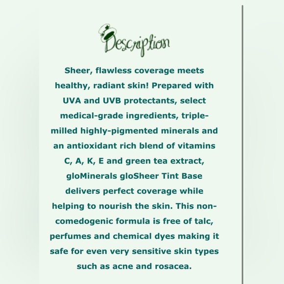 Glo minerals sheer tint - Picture 7 of 7